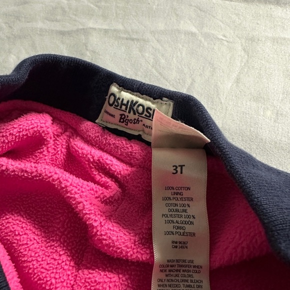 OshKosh B'gosh Fleece Lined Denim Jeans - Picture 2 of 4